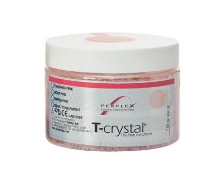 Perflex T-Crystal - термопластичный материал стандартный розовый (200 г)