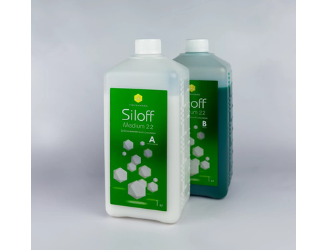 Siloff Medium 22 - Дублирующий силикон зеленый (1 + 1 кг)