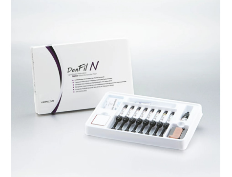 Denfil N полный набор - наногибридный композит (8 шпр х 4 г; Бонд 5 мл)