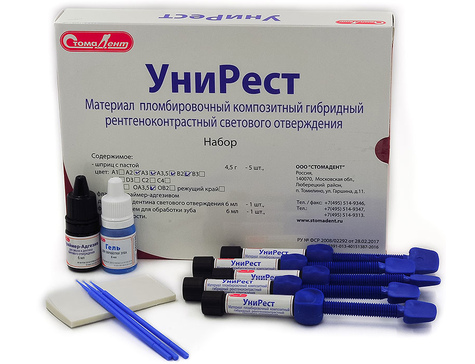 УниРест набор (5 шпр x 4,5 г + бонд)