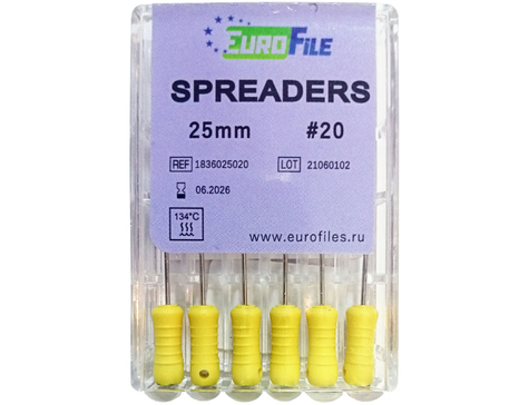 Spreaders "Eurofile" уплотнители 25 мм (6 шт)