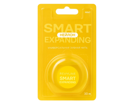 Зубная нить Revyline 840D Expanding floss(расширяющаяся) нейлон, вощеная, 30м