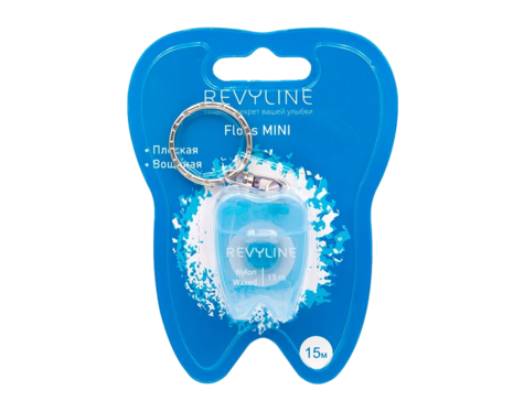 Зубная нить Revyline floss mini, вощеная, 15м