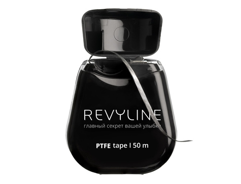 Зубная нить Revyline PTFE(тефлон) Black Rabbit Special Edition, вощеная , мятная, 50 м