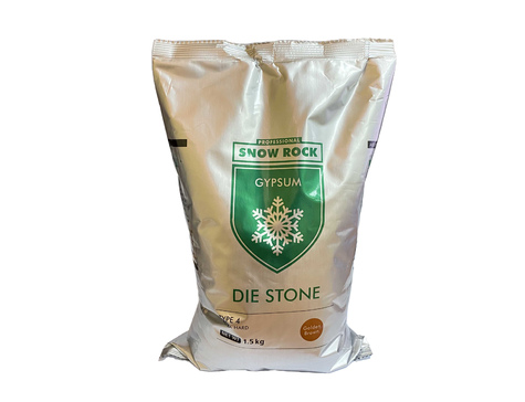 Супергипс "DIE STONE Snow Rock Gypsum" (1,5 кг) золото-коричневый 4 класс