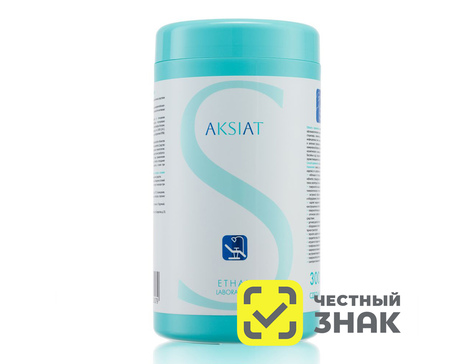 AKSIAT - салфетки для экспресс-дезинфекции БАНКА (300 шт)