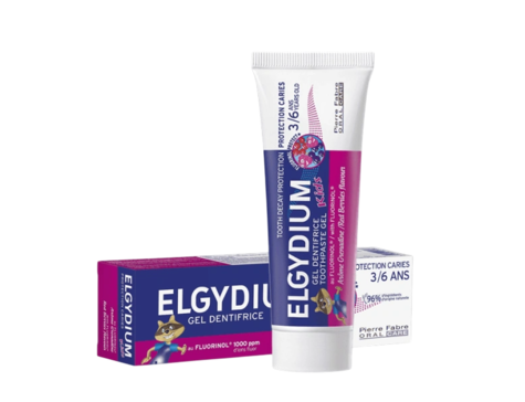 Зубная паста Elgydium Kids Red Berries для детей от 3 до 6 лет, 50 мл