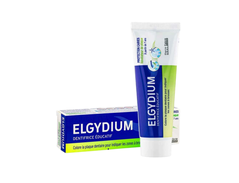 Зубная паста Elgydium Plaque-disclosing Защита от кариеса для взрослых и детей от 7 лет, 50мл