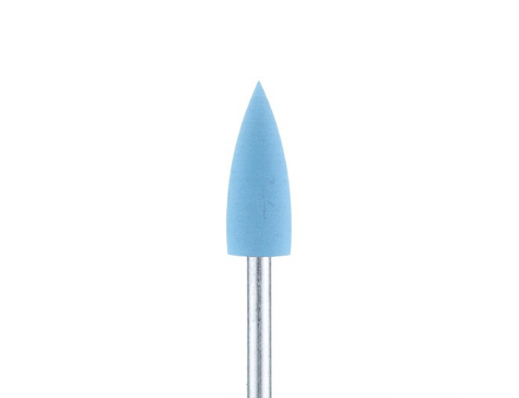 Полир К5-3 Маленький Острый Конус (Голубой) силиконовый