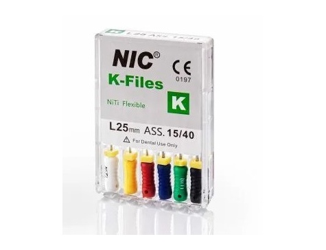 K-Files "NIC" 25мм (6 шт)