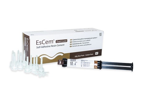EsCem - универсальный цемент двойного отверждения для постоянной фиксации (8 г)
