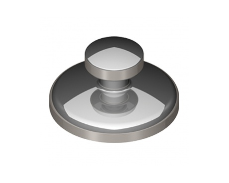 Лингвальная кнопка с круглым вогнутым основанием мини