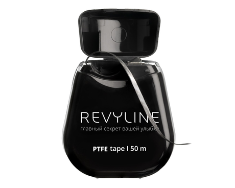 Зубная нить Revyline PTFE(тефлон) Black Rabbit Special Edition, вощеная , мятная, 50 м