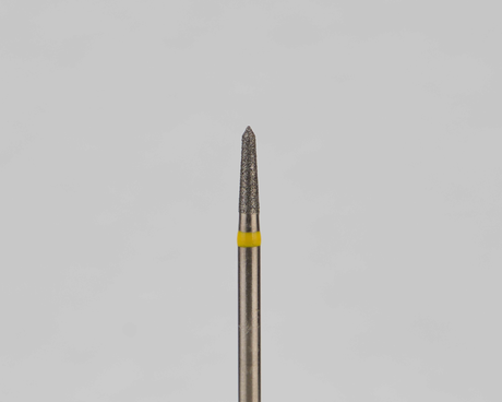 Алмазный бор турбинный стоматологический 836.314.294.060.014 «Торпеда» желтая насечка d=1,4 мм (5 шт)
