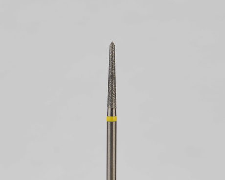 Алмазный бор турбинный стоматологический 836.314.294.100.014 «Торпеда» желтая насечка d=1,4 мм (5 шт)