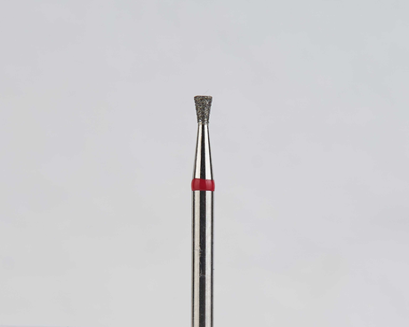 Алмазный бор турбинный стоматологический 856.314.010.016.012 «Обратный конус» красная насечка d=1,2 мм (5 шт)