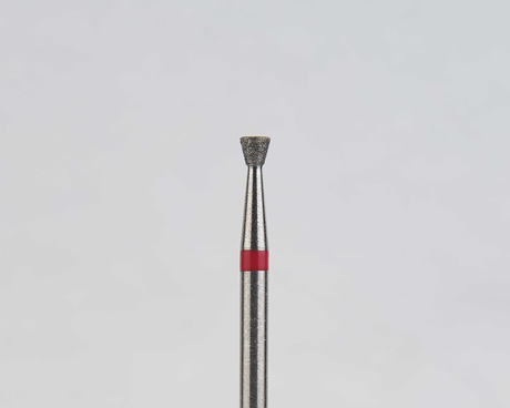 Алмазный бор турбинный стоматологический 856.314.010.016.016 «Обратный конус» красная насечка d=1,6 мм (5 шт)