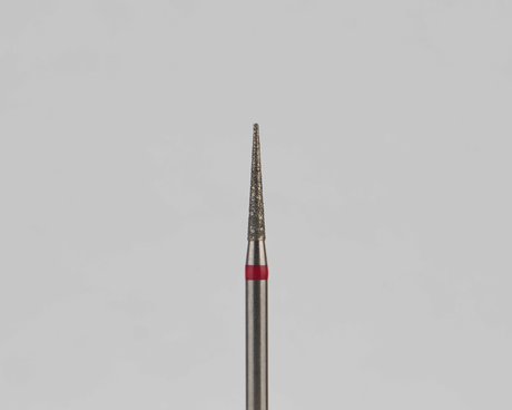 Алмазный бор турбинный стоматологический 856.314.164.080.012 «Конус» красная насечка d=1,2 мм (5 шт)