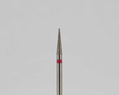 Алмазный бор турбинный стоматологический 856.314.164.080.016 «Конус» красная насечка d=1,6 мм (5 шт)