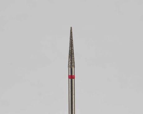 Алмазный бор турбинный стоматологический 856.314.164.100.025 «Конус» красная насечка d=2,5 мм (5 шт)