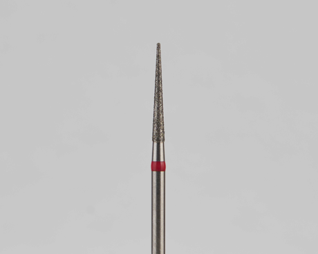 Алмазный бор турбинный стоматологический 856.314.164.115.014 «Конус» красная насечка d=1,4 мм (5 шт)