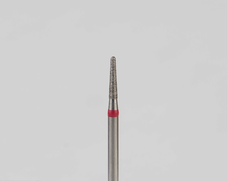 Алмазный бор турбинный стоматологический 856.314.194.060.012 «Конус закругленный» красная насечка d=1,2 мм (5 шт)