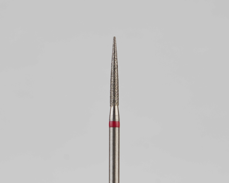 Алмазный бор турбинный стоматологический 856.314.245.100.012 «Пуля» красная насечка d=1,2 мм (5 шт)