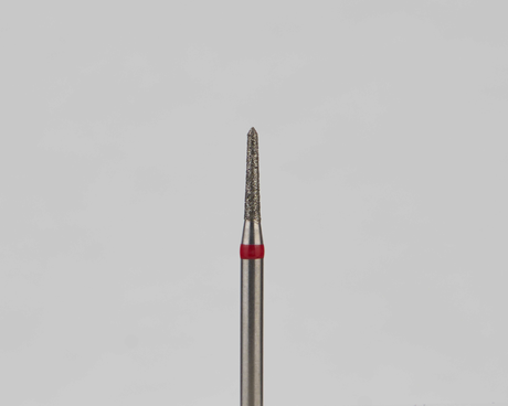 Алмазный бор турбинный стоматологический 856.314.294.060.010 «Торпеда» красная насечка d=1 мм (5 шт)