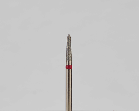 Алмазный бор турбинный стоматологический 856.314.294.060.014 «Торпеда» красная насечка d=1,4 мм (5 шт)