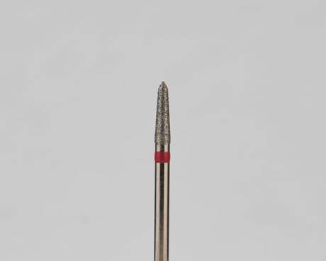 Алмазный бор турбинный стоматологический 856.314.294.060.016 «Торпеда» красная насечка d=1,6 мм (5 шт)