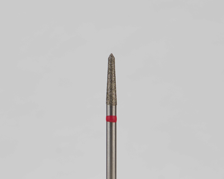 Алмазный бор турбинный стоматологический 856.314.294.080.016 «Торпеда» красная насечка d=1,6 мм (5 шт)