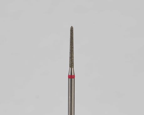 Алмазный бор турбинный стоматологический 856.314.294.100.010 «Торпеда» красная насечка d=1 мм (5 шт)