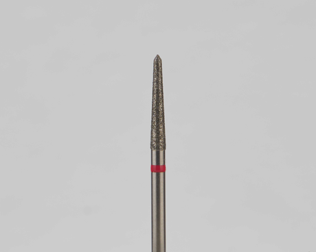 Алмазный бор турбинный стоматологический 856.314.294.100.016 «Торпеда» красная насечка d=1,6 мм (5 шт)