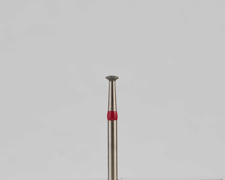 Алмазный бор турбинный стоматологический 856.315.304.007.021 «Линза» красная насечка d=2,1 мм (5 шт)