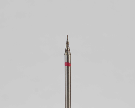 Алмазный бор турбинный стоматологический 856.314.465.050.016 «Межзубной бор» красная насечка d=1,6 мм (5 шт)