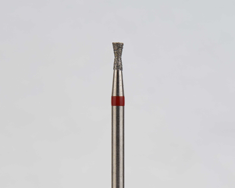 Алмазный бор турбинный стоматологический 856.315.019.030.012 «Обратный конус с шейкой» красная насечка d=1,2 мм (5 шт)