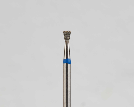 Алмазный бор турбинный стоматологический 866.314.010.016.016 «Обратный конус» синяя насечка d=1,6 мм (5 шт)