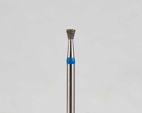 Алмазный бор турбинный стоматологический 866.314.010.016.018 «Обратный конус» синяя насечка d=1,8 мм (5 шт)