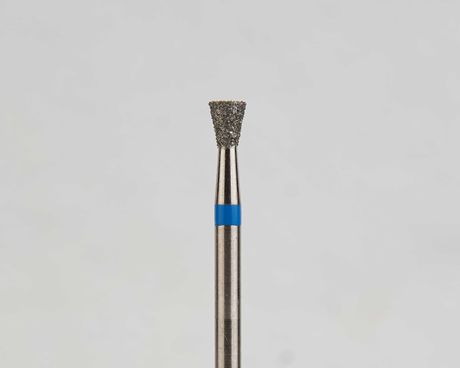 Алмазный бор турбинный стоматологический 866.314.010.023.023 «Обратный конус» синяя насечка d=2,3 мм (5 шт)
