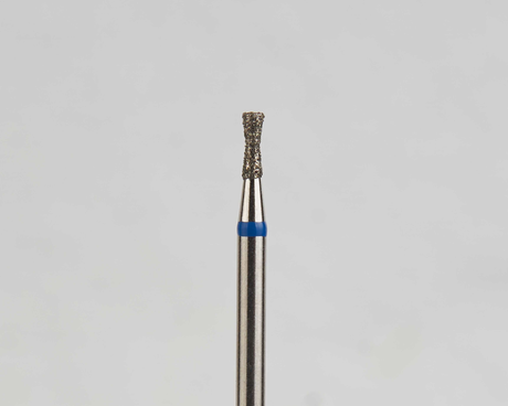 Алмазный бор турбинный стоматологический 866.314.019.030.012 «Обратный конус с шейкой» синяя насечка d=1,2 мм (5 шт)