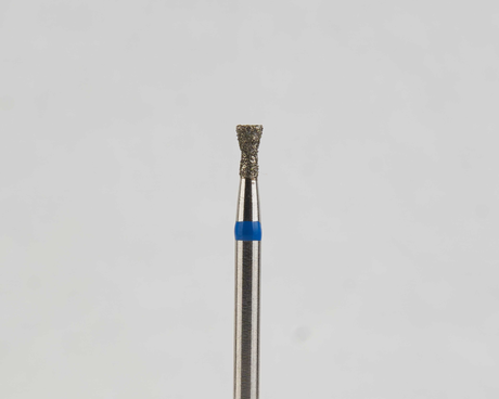 Алмазный бор турбинный стоматологический 866.314.019.030.016 «Обратный конус с шейкой» синяя насечка d=1,6 мм (5 шт)