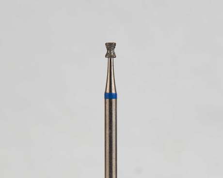 Алмазный бор турбинный стоматологический 866.314.032.016.014 «Обратный конус с юбкой» синяя насечка d=1,4 мм (5 шт)