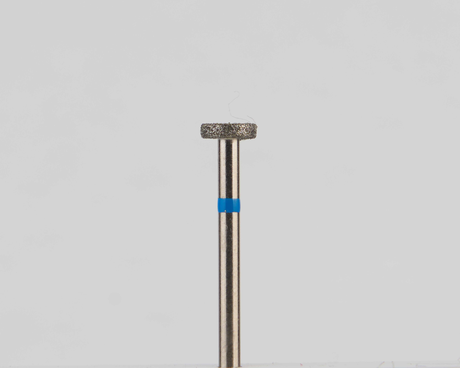 Алмазный бор турбинный стоматологический 866.314.040.010.040 «Колесо» синяя насечка d=4 мм (1 шт)
