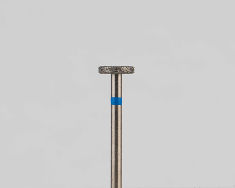 Алмазный бор турбинный стоматологический 866.314.040.010.050 «Колесо» синяя насечка d=5 мм (1 шт)