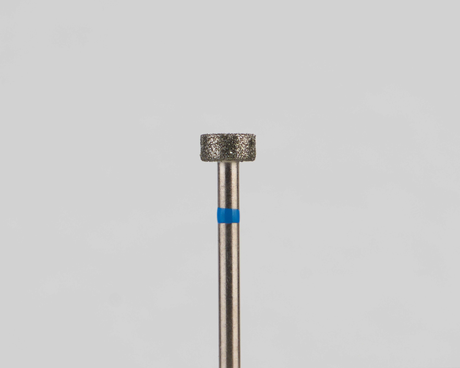 Алмазный бор турбинный стоматологический 866.314.040.020.040 «Колесо» синяя насечка d=4 мм (1 шт)
