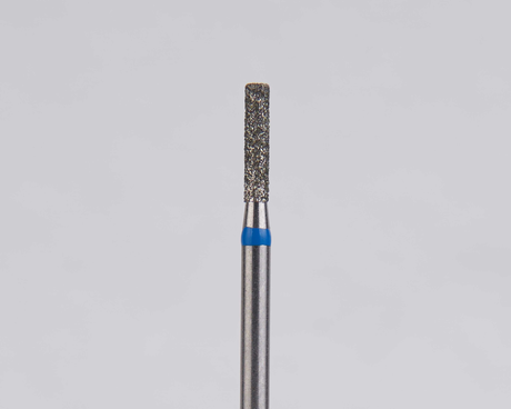 Алмазный бор турбинный стоматологический 866.314.107.060.014 «Цилиндр» синяя насечка d=1,4 мм (5 шт)