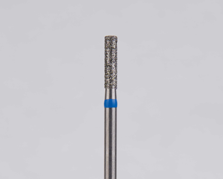 Алмазный бор турбинный стоматологический 866.314.107.060.016 «Цилиндр» синяя насечка d=1,6 мм (5 шт)
