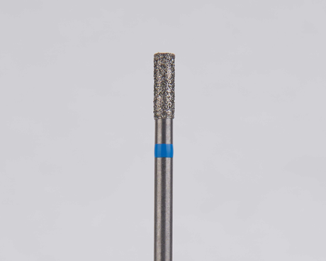 Алмазный бор турбинный стоматологический 866.314.107.060.018 «Цилиндр» синяя насечка d=1,8 мм (5 шт)