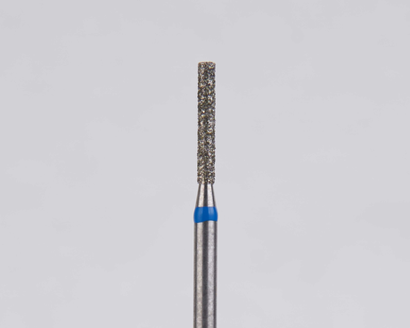 Алмазный бор турбинный стоматологический 866.314.107.080.012 «Цилиндр» синяя насечка d=1,2 мм (5 шт)