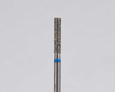 Алмазный бор турбинный стоматологический 866.314.107.080.016 «Цилиндр» синяя насечка d=1,6 мм (5 шт)